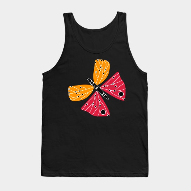 Butterfly and dots Tank Top by cocodes